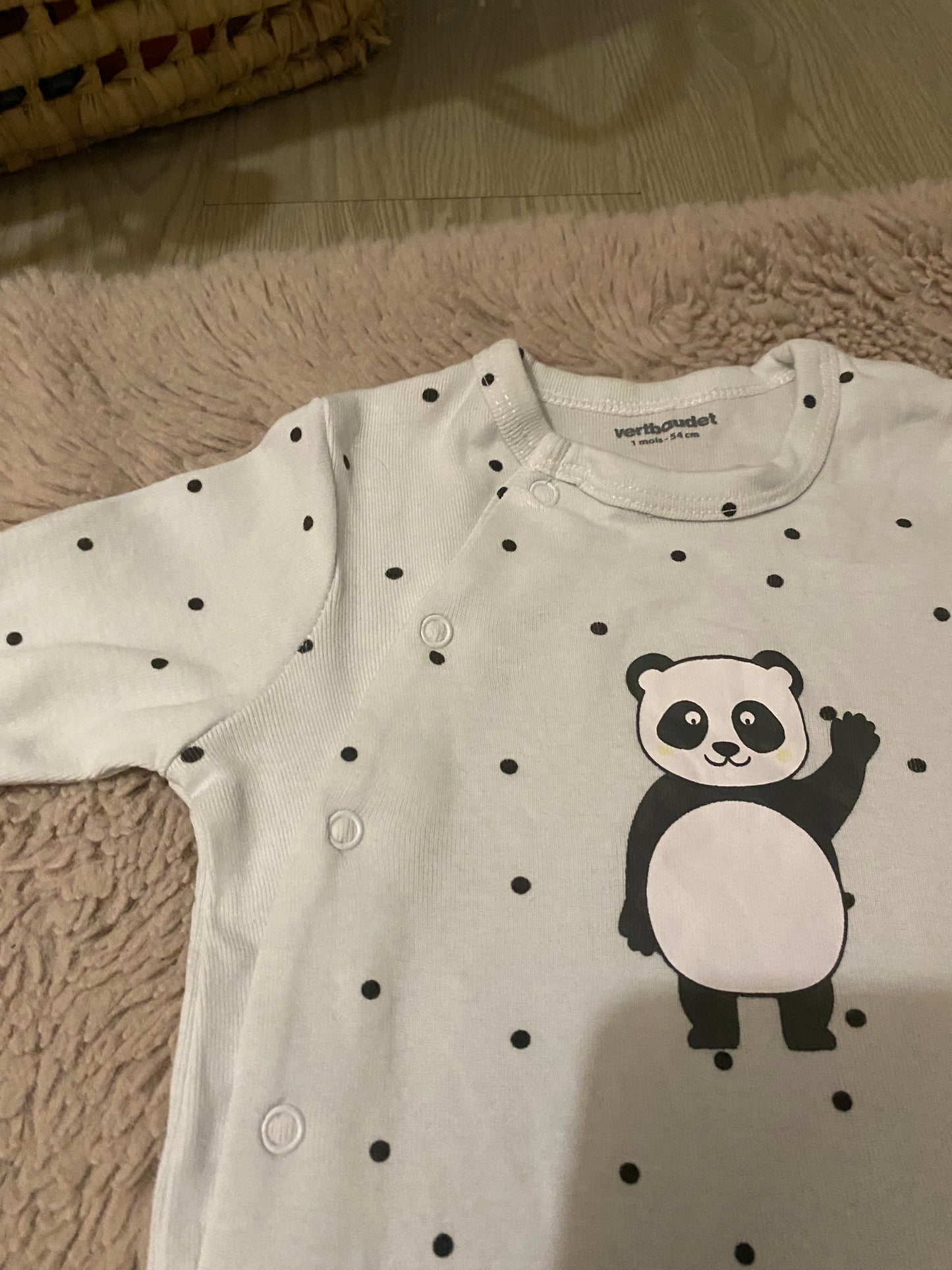 Lot 2 pyjamas légers – Vertbaudet – 1 mois