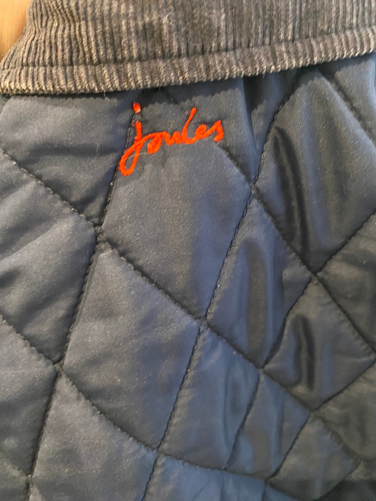 Blouson mi-saison matelassé marine – Joules – T3 ans