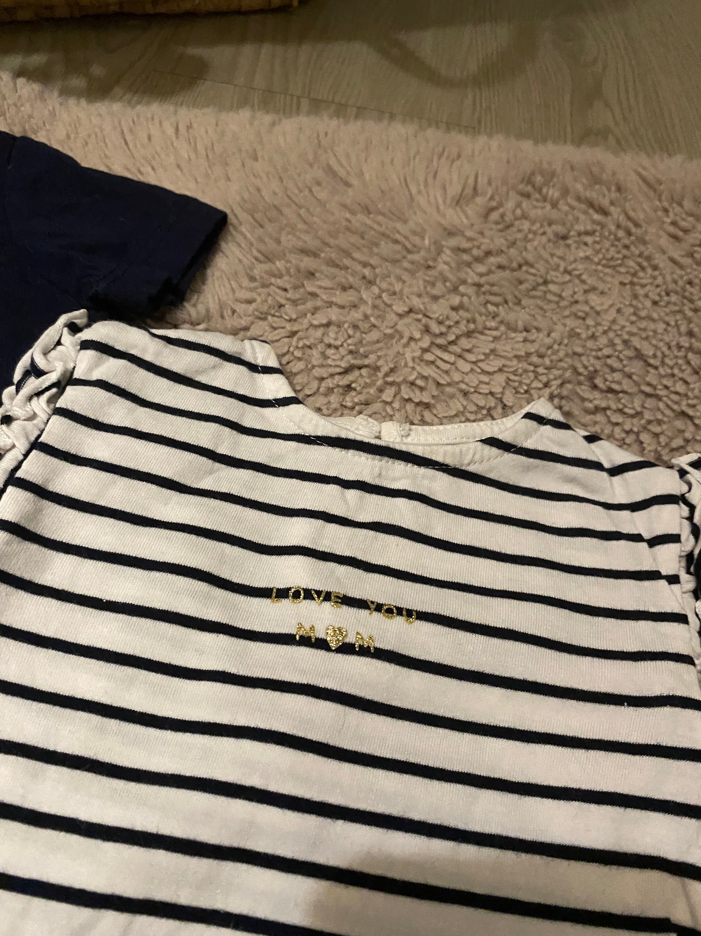 Lot 2 t-shirts manches courtes – Kiabi & Gémo – 3 mois