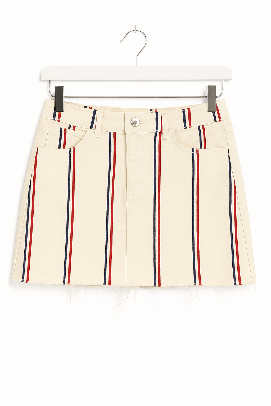 Mini jupe rayée BERSHKA - Taille M