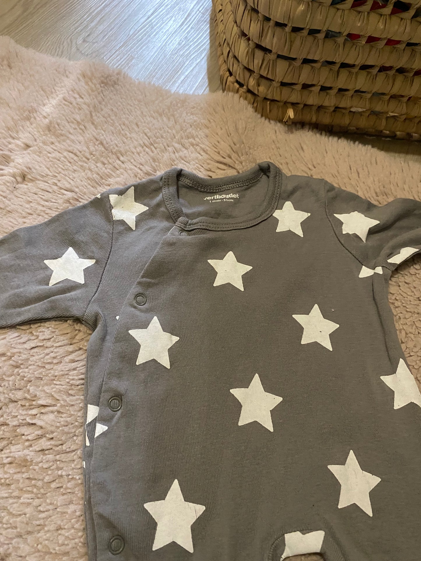 Lot 2 pyjamas légers – Vertbaudet – 1 mois