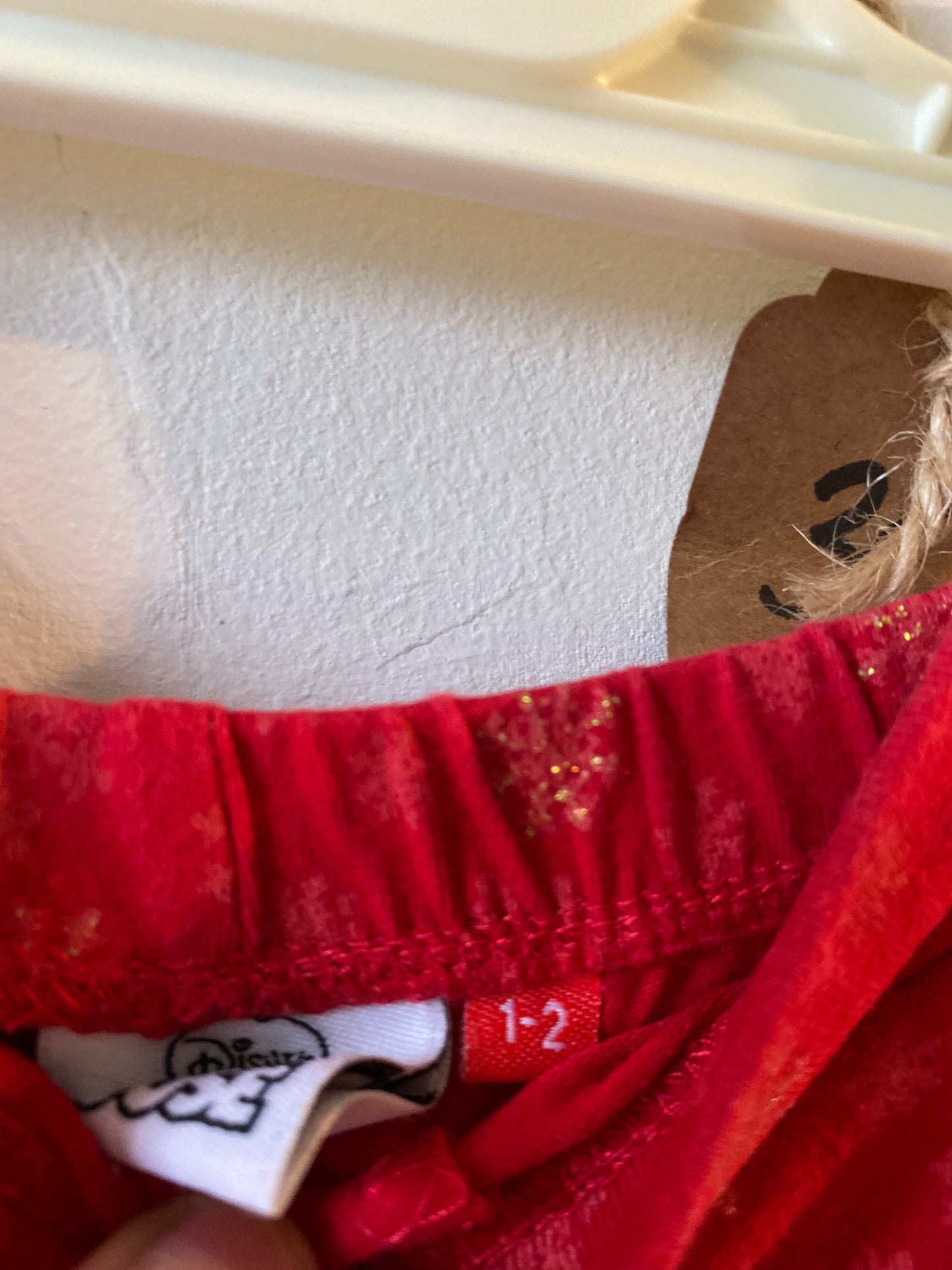 Legging bébé rouge Minnie flocons – 18/24 mois – Disney