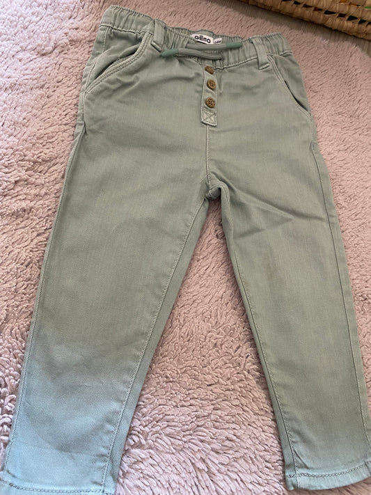 🌿 Pantalon confort kaki – Gémo – 24 mois