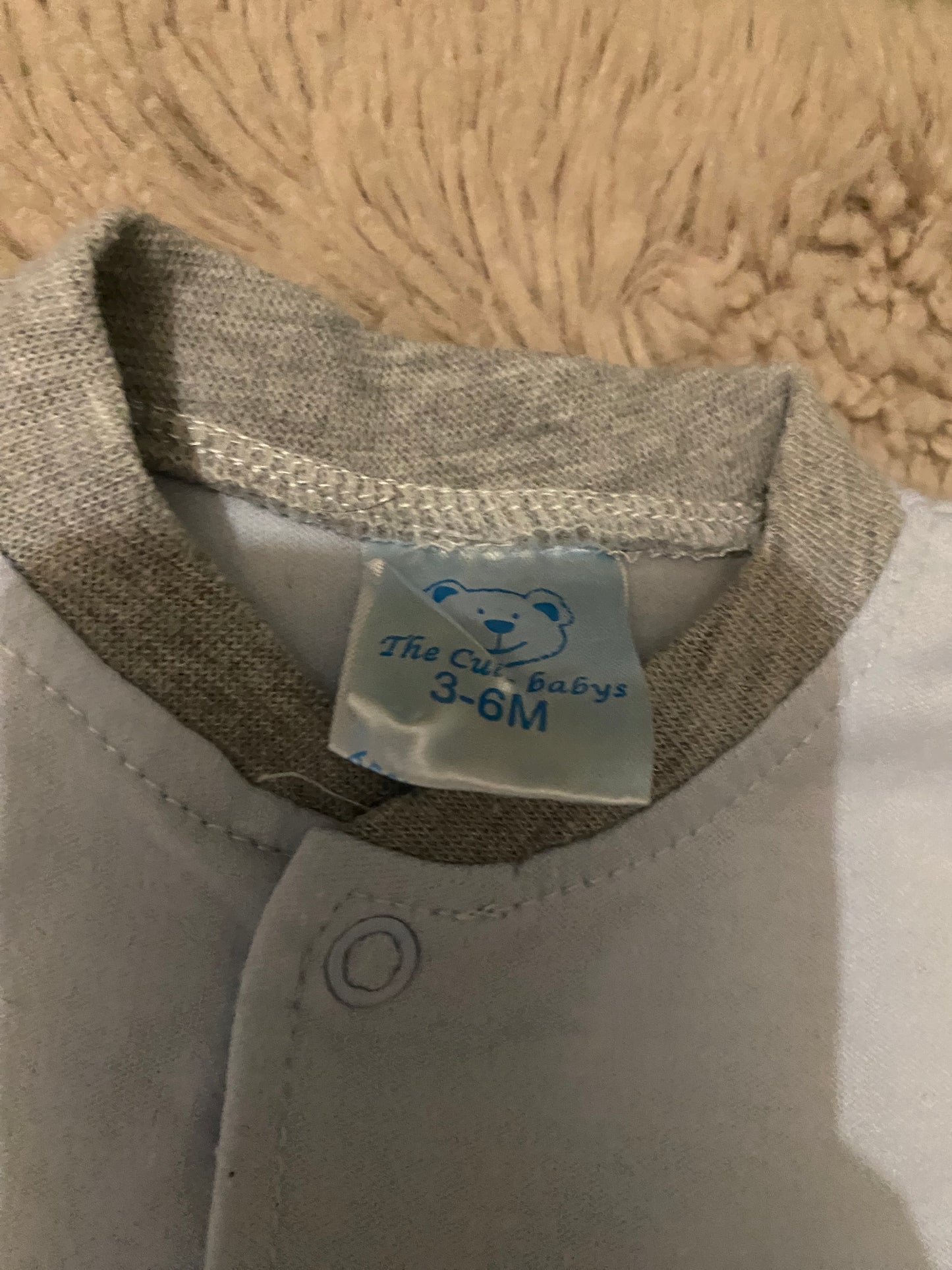 Lot 2 pyjamas bébé – Sans marque – 3 mois