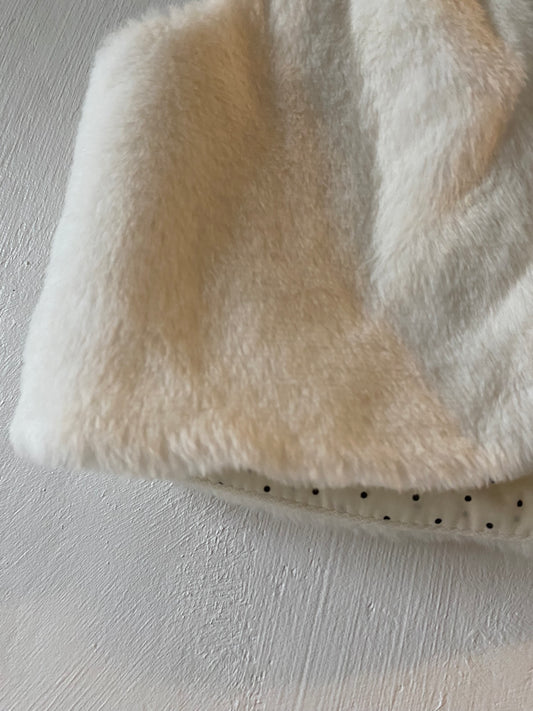 Gilet moumoute blanc bébé – 18 mois – Kiabi