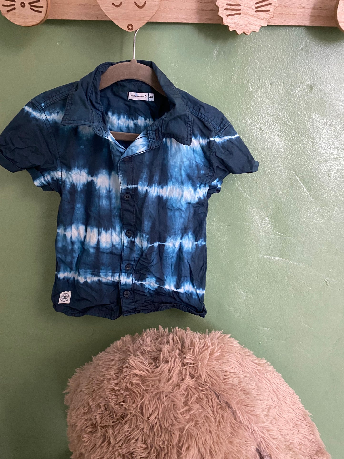 Chemisette bleu 24 m