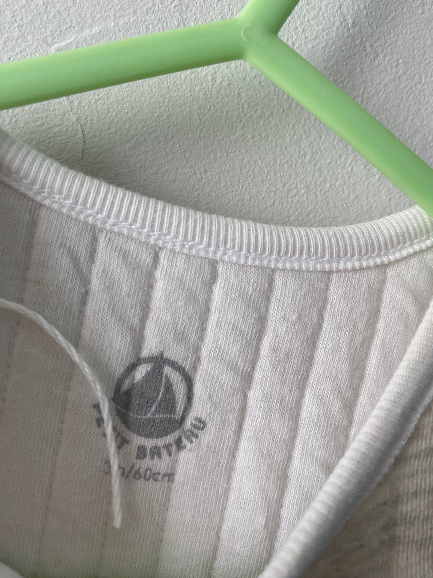 Brassière bébé beige écru – Petit Bateau – 3 mois