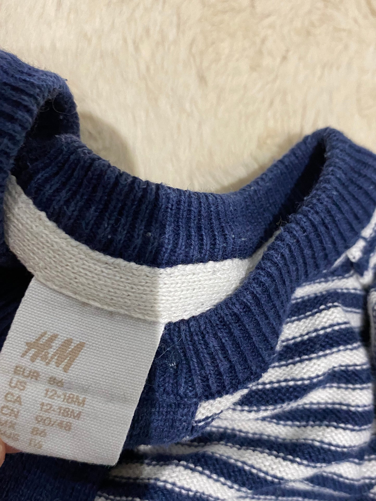 Pull marinière 12 mois / 18 mois