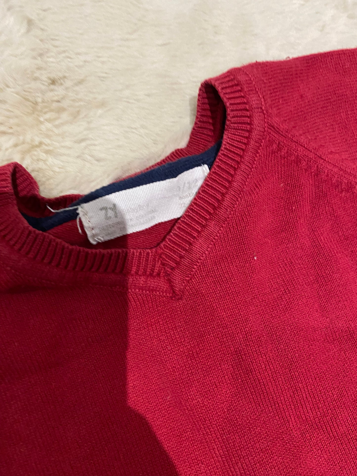 Pull col V - Taille 9/12 mois