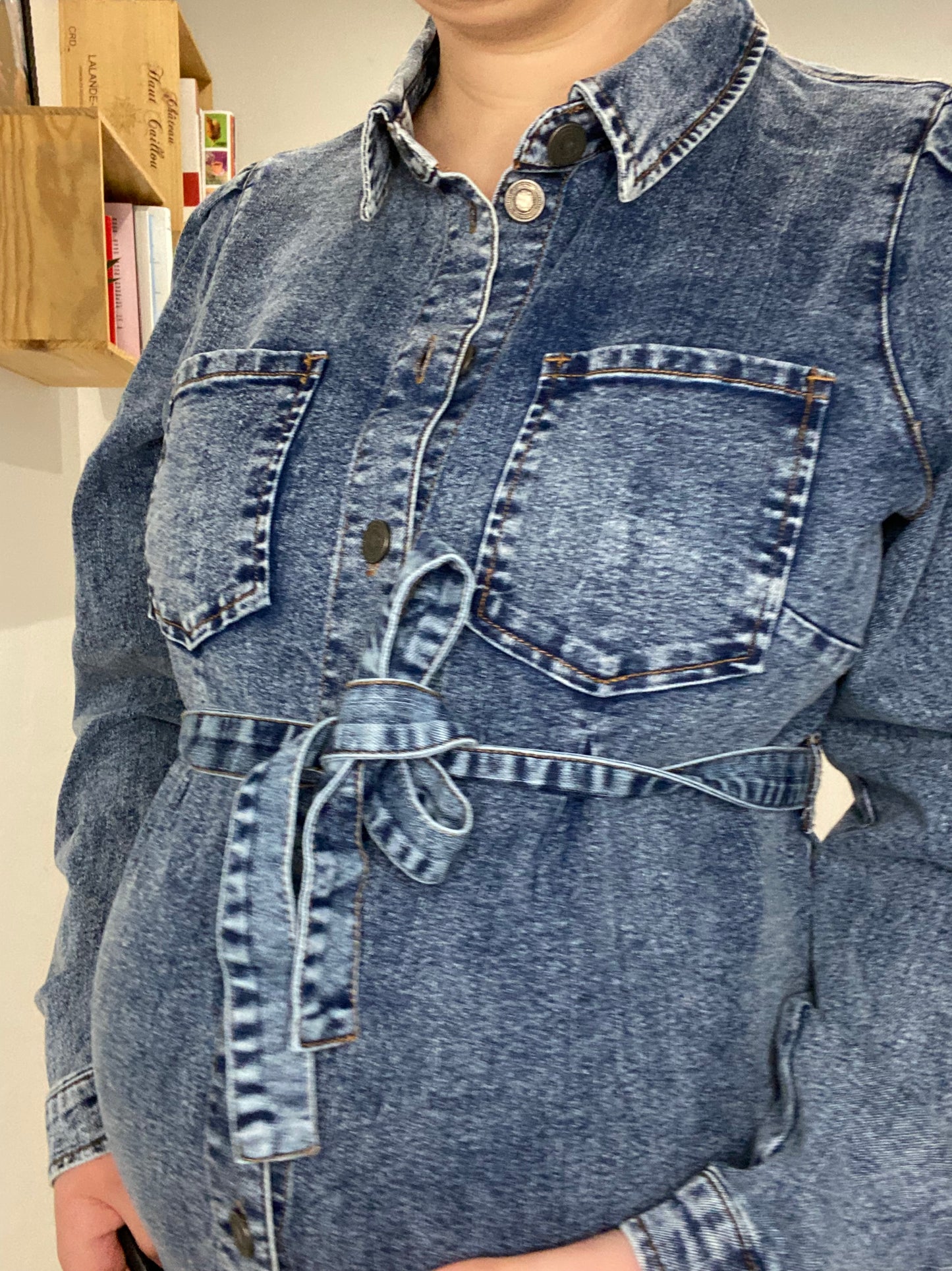 Robe effet Jeans L