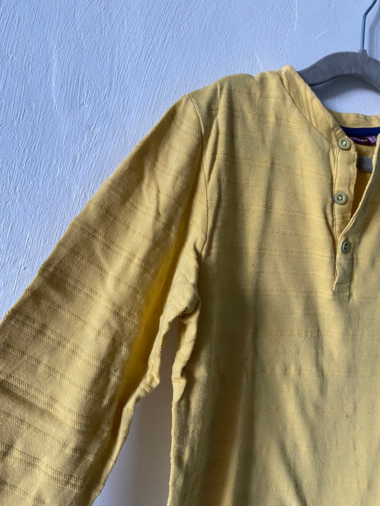 T-shirt manches longues / Polo léger jaune - Sergent Major - 8 ans