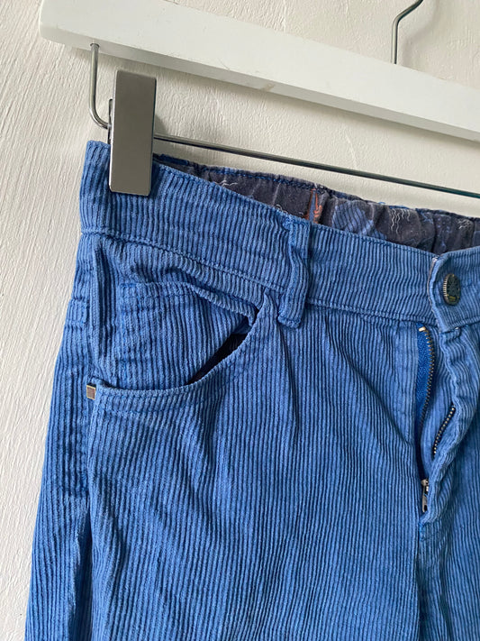 Pantalon velours côtelé bleu Sergent Major – Taille 8 ans