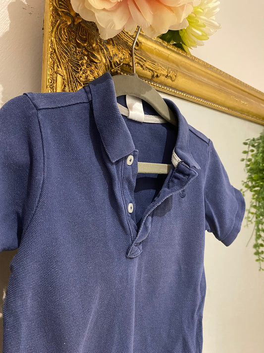 Polo bleu 18 mois / 24 mois