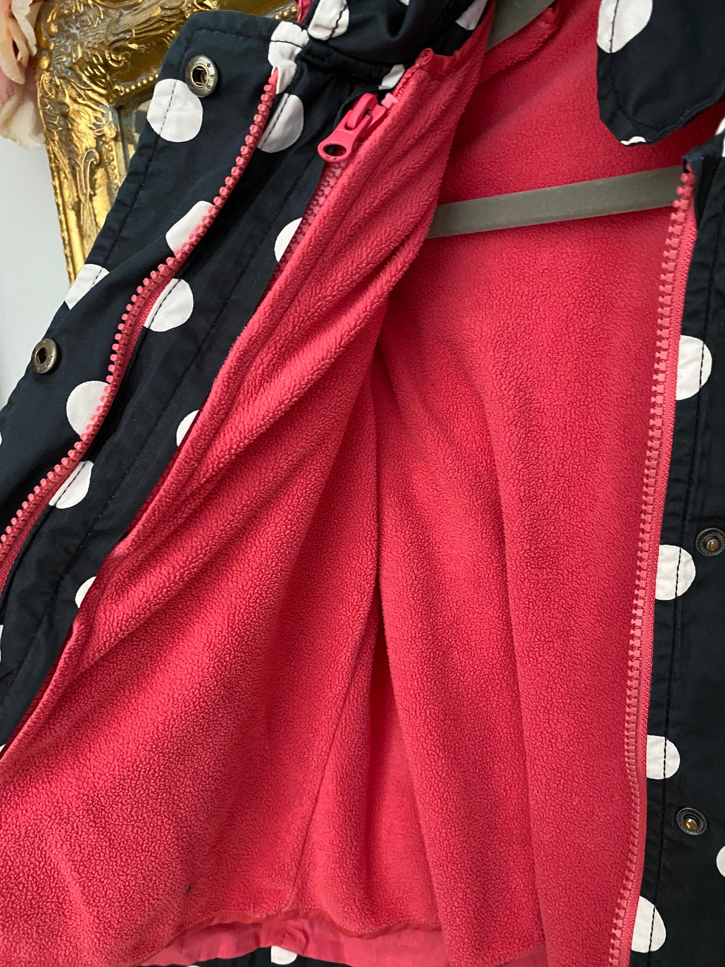 Veste à pois 4ans