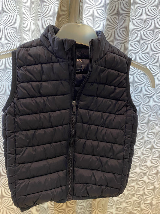 Doudoune sans manches marine – Boutchou – 36 mois