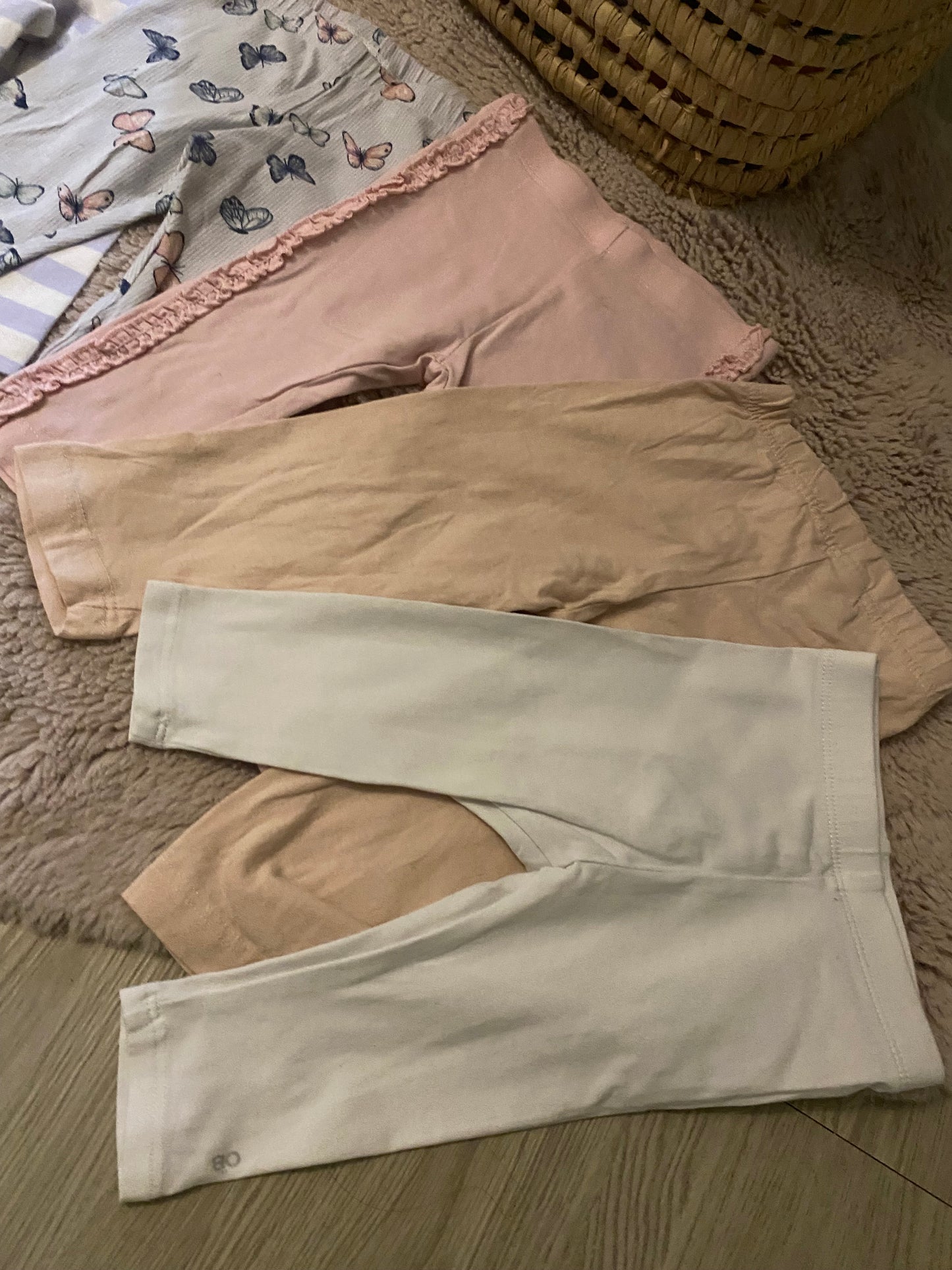 Lot 6 leggings bébé – 6 mois – Kiabi, H&M, Tex…