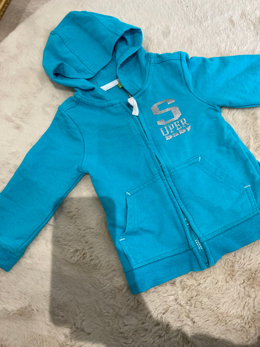 Sweat turquoise 12 mois
