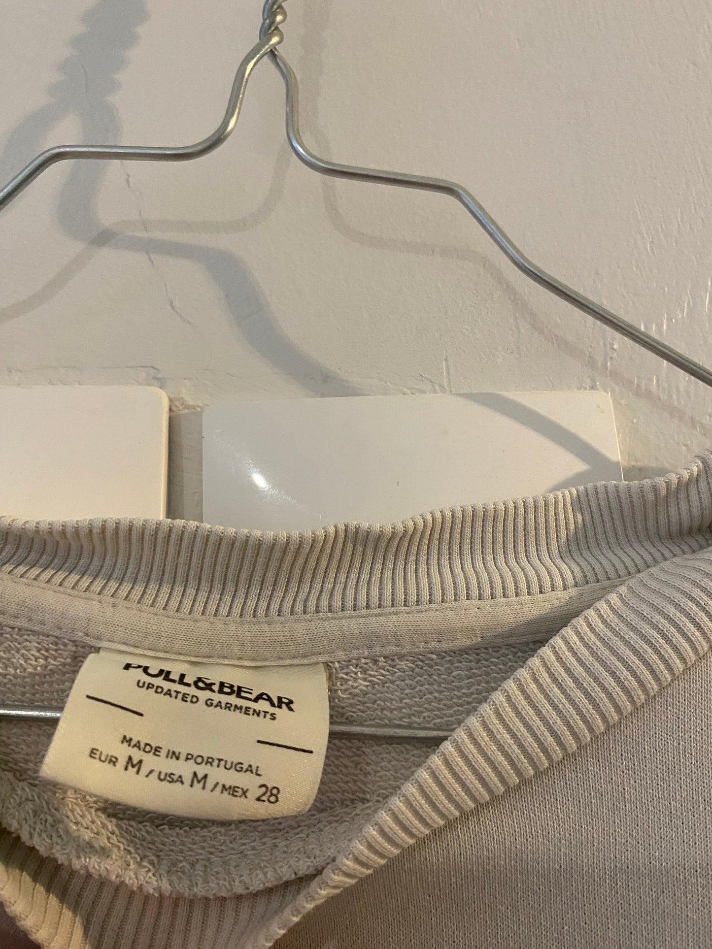 Sweat marinière Pull&Bear - Blanc cassé et bleu marine - Taille M