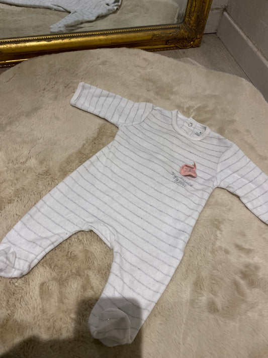 Pyjama rayé 3 mois