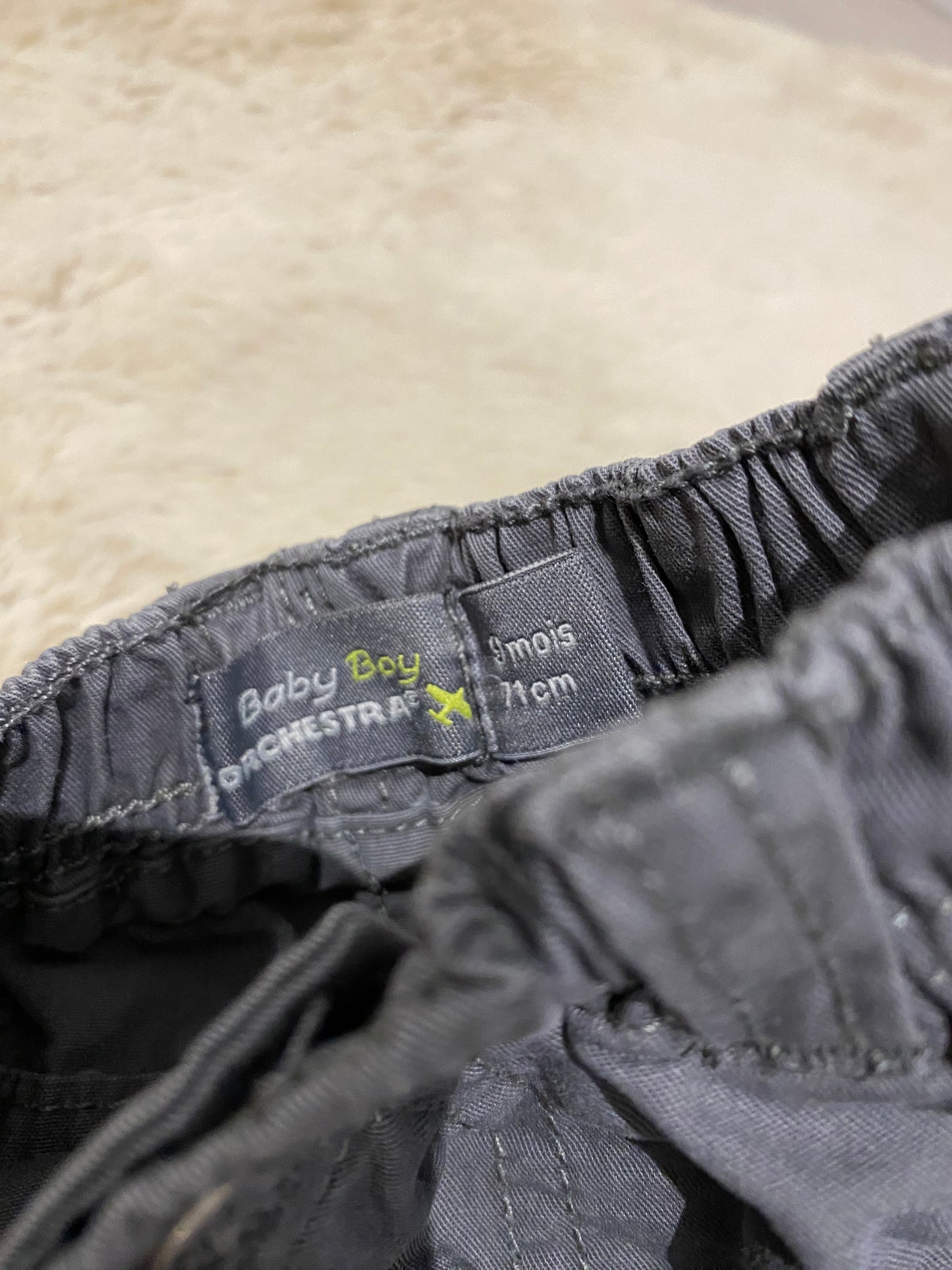 Pantalon cargo - Taille 9 mois