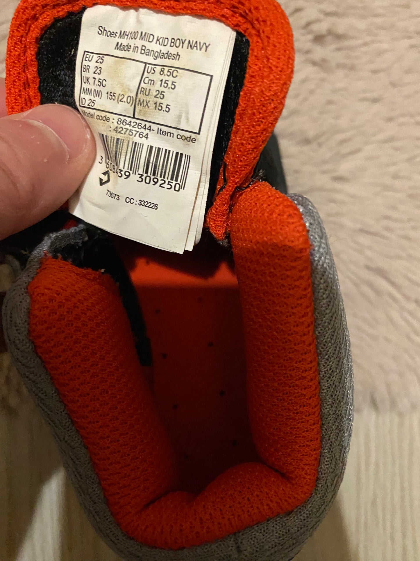 Chaussures de randonnée enfant Quechua – Taille 25