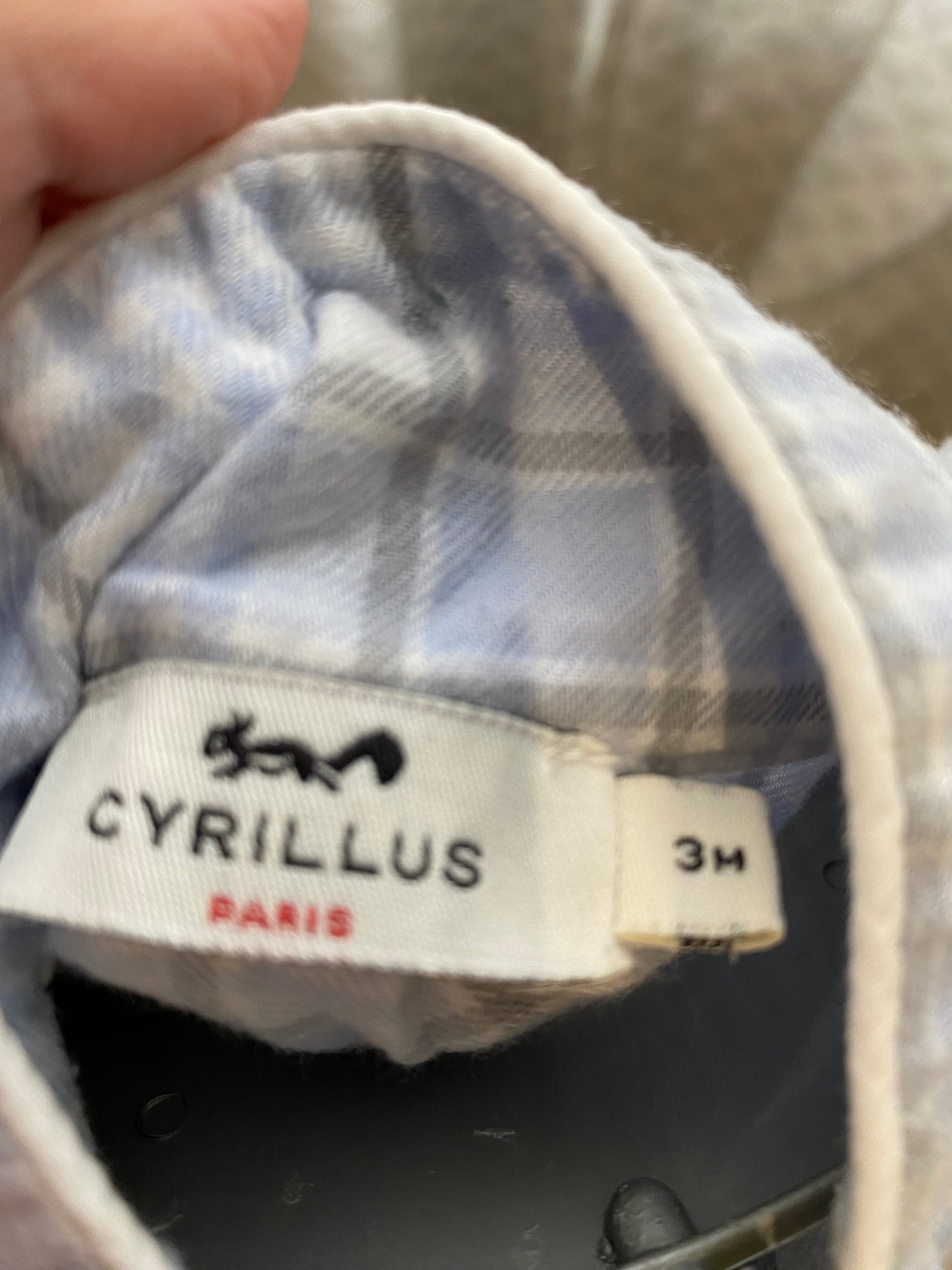Pyjama chic à carreaux – Cyrillus – 3 mois