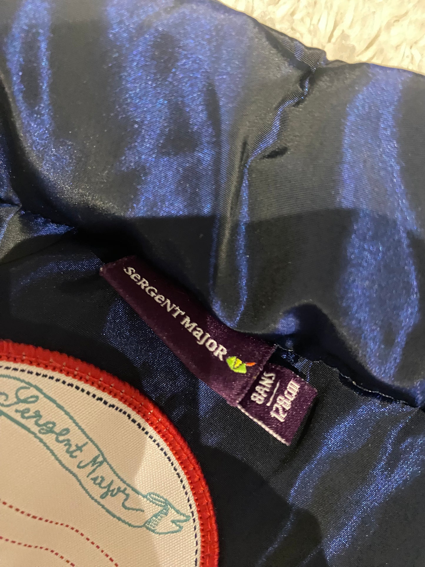 ❄️ Doudoune bleu électrique intérieur polaire – Sergent Major – 8 ans