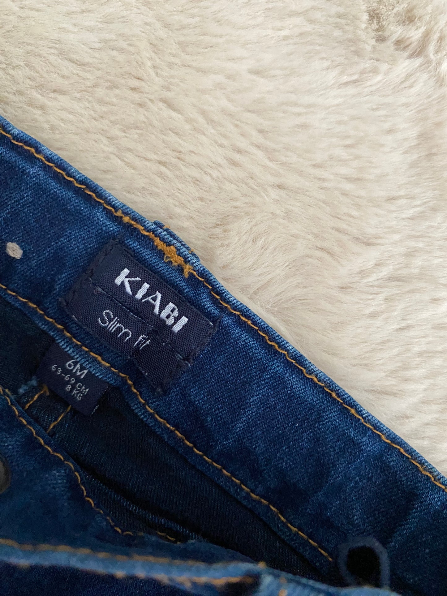 Jeans slim fit brut Kiabi – 6 mois 👶💙