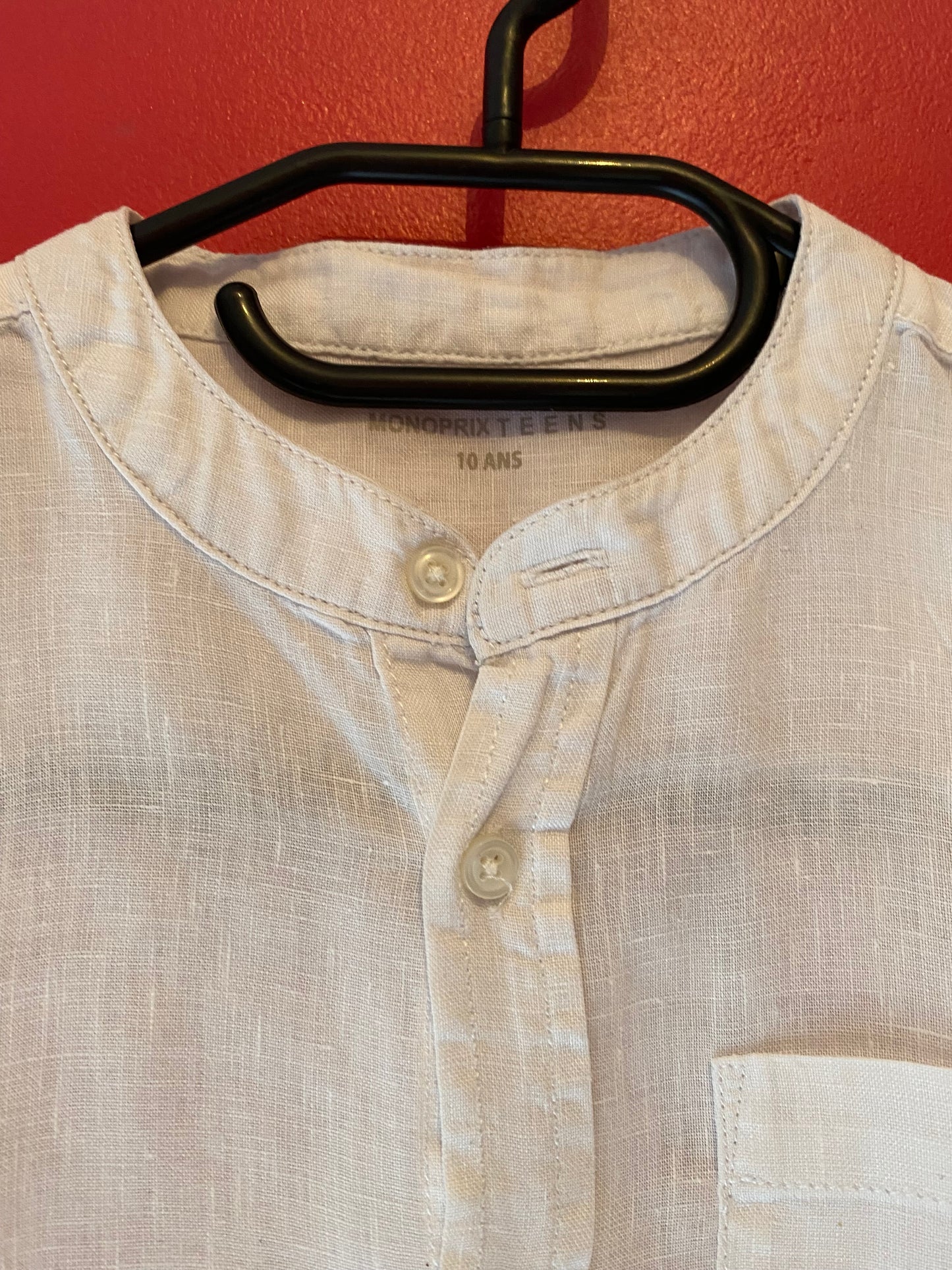 Chemise blanche légère 10 ans – Monoprix – Parfaite état !