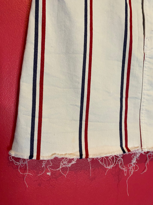 Mini jupe rayée BERSHKA - Taille M