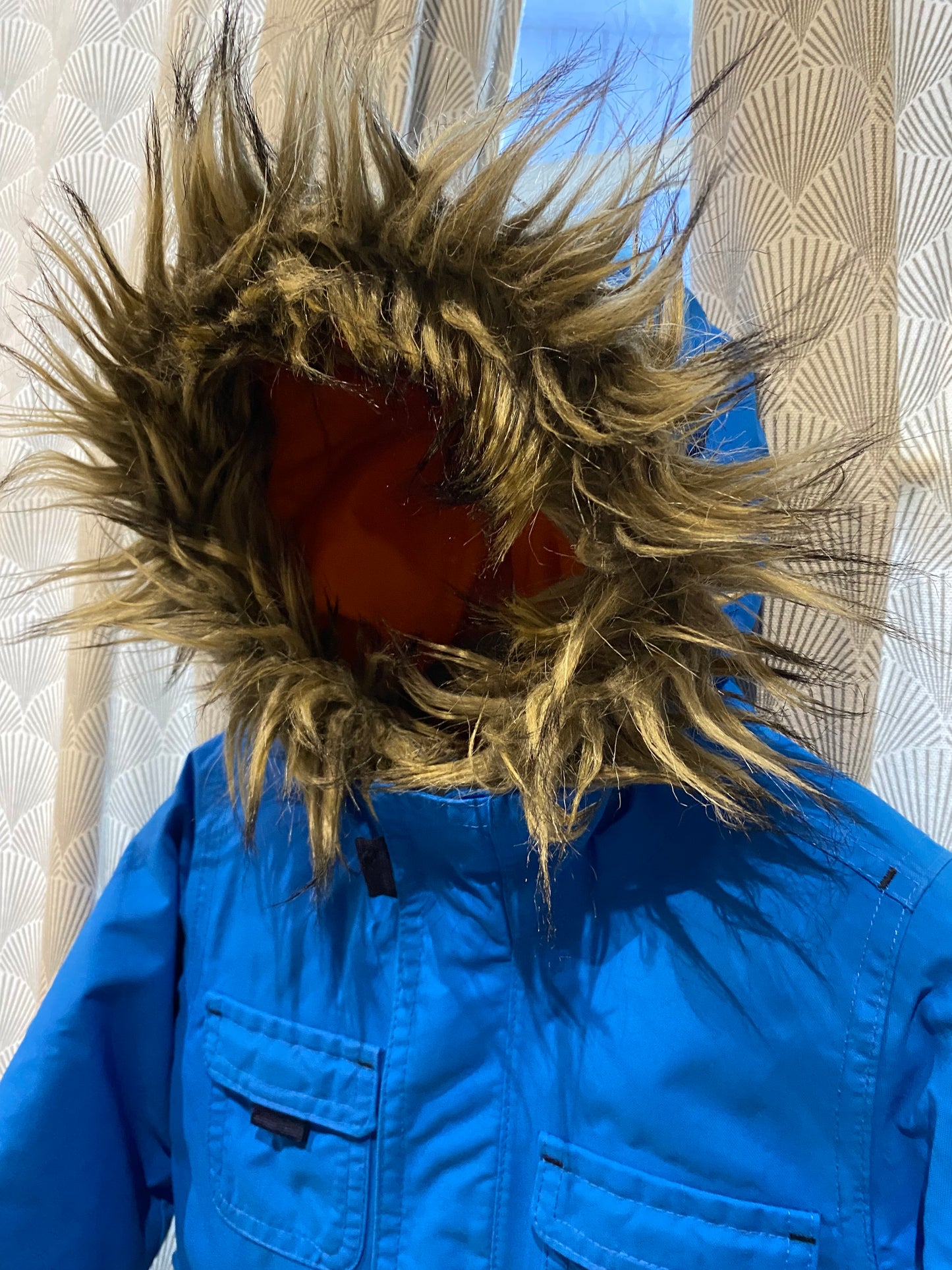 🧥 Parka doudoune bleue – Quechua – 2/3 ans