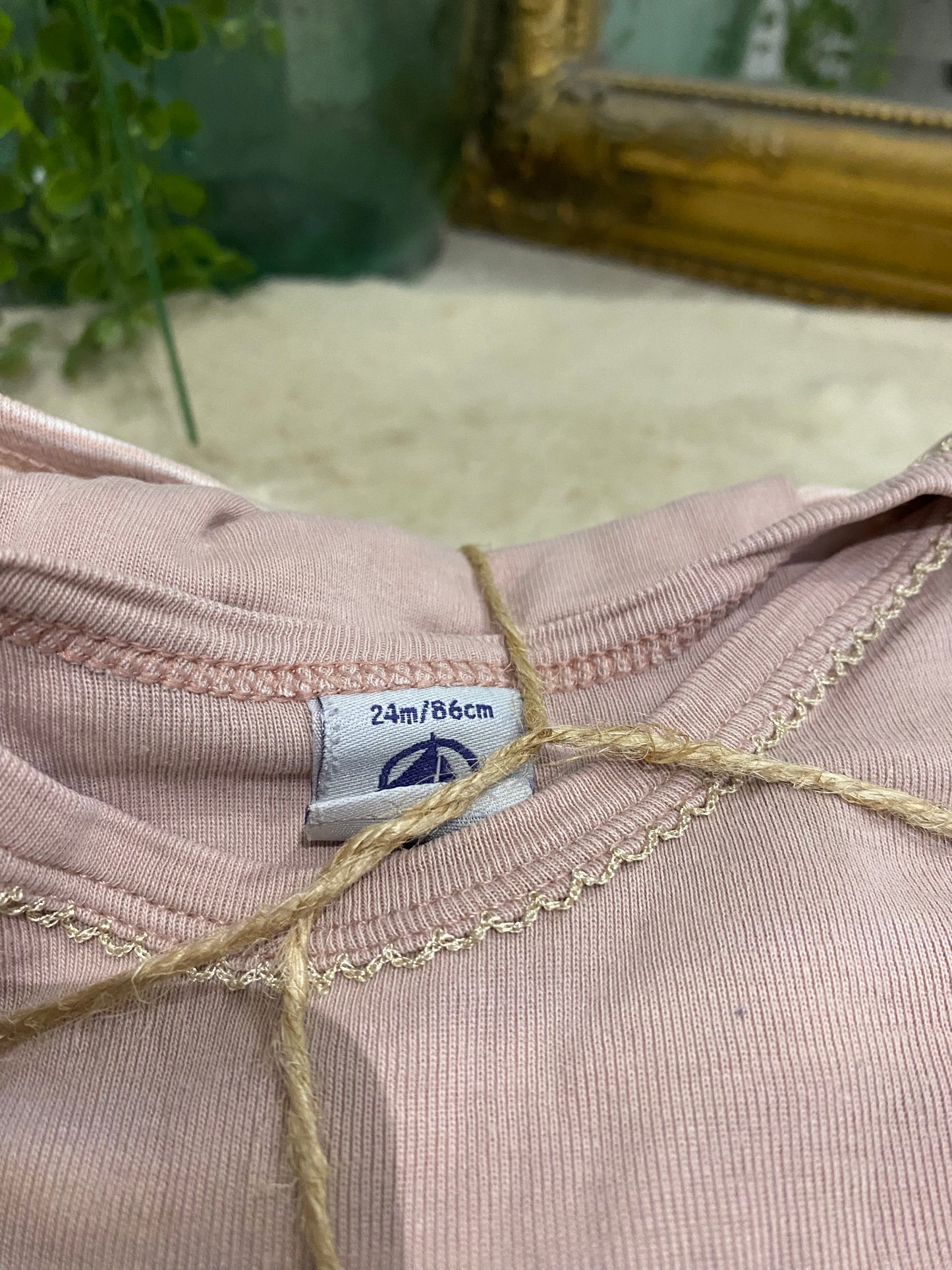 Lot de 2 bodies rose – 24 mois – PETIT BATEAU