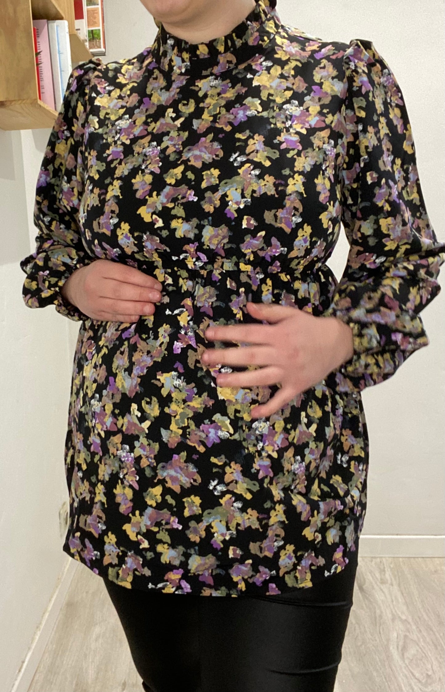 Blouse à fleurs