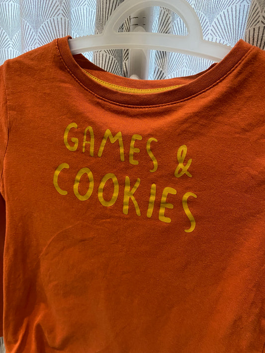 T-shirt orange – 8 ans – Kiabi