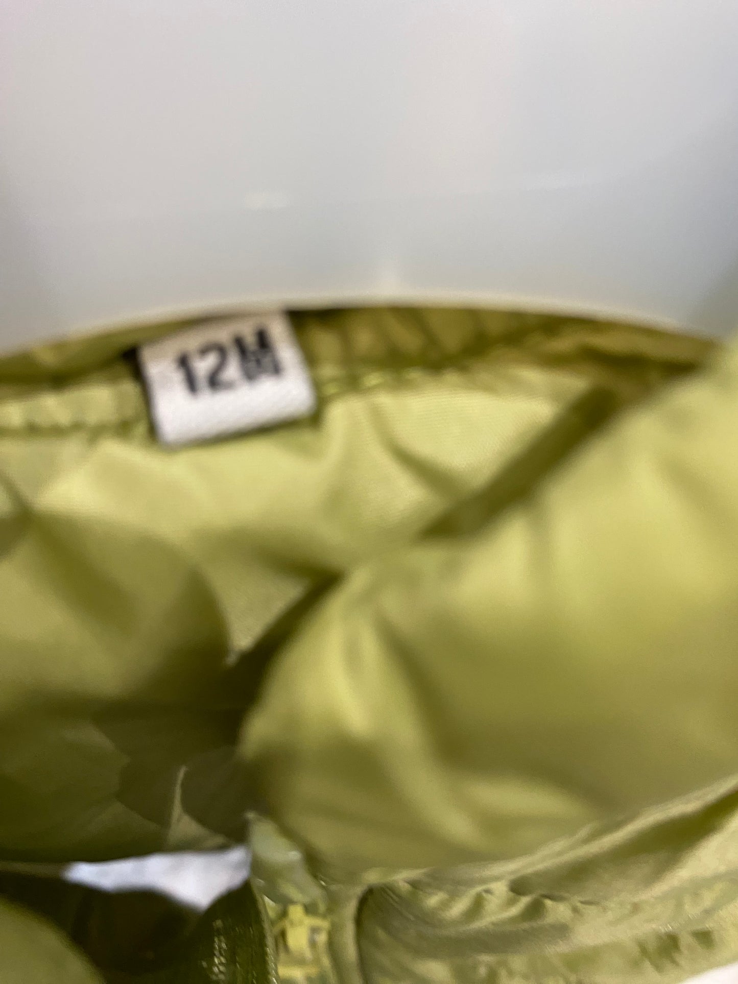 Doudoune sans manches verte – Sans marque – 12 mois