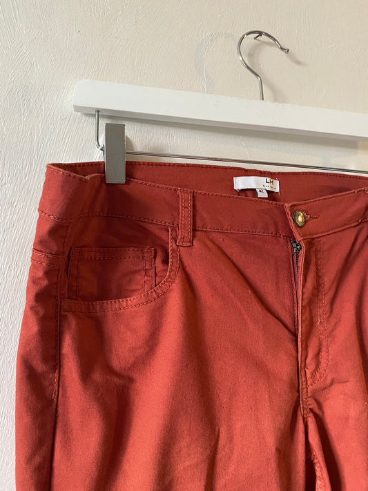 Pantalon couleur rouille – Taille 42 – La Halle