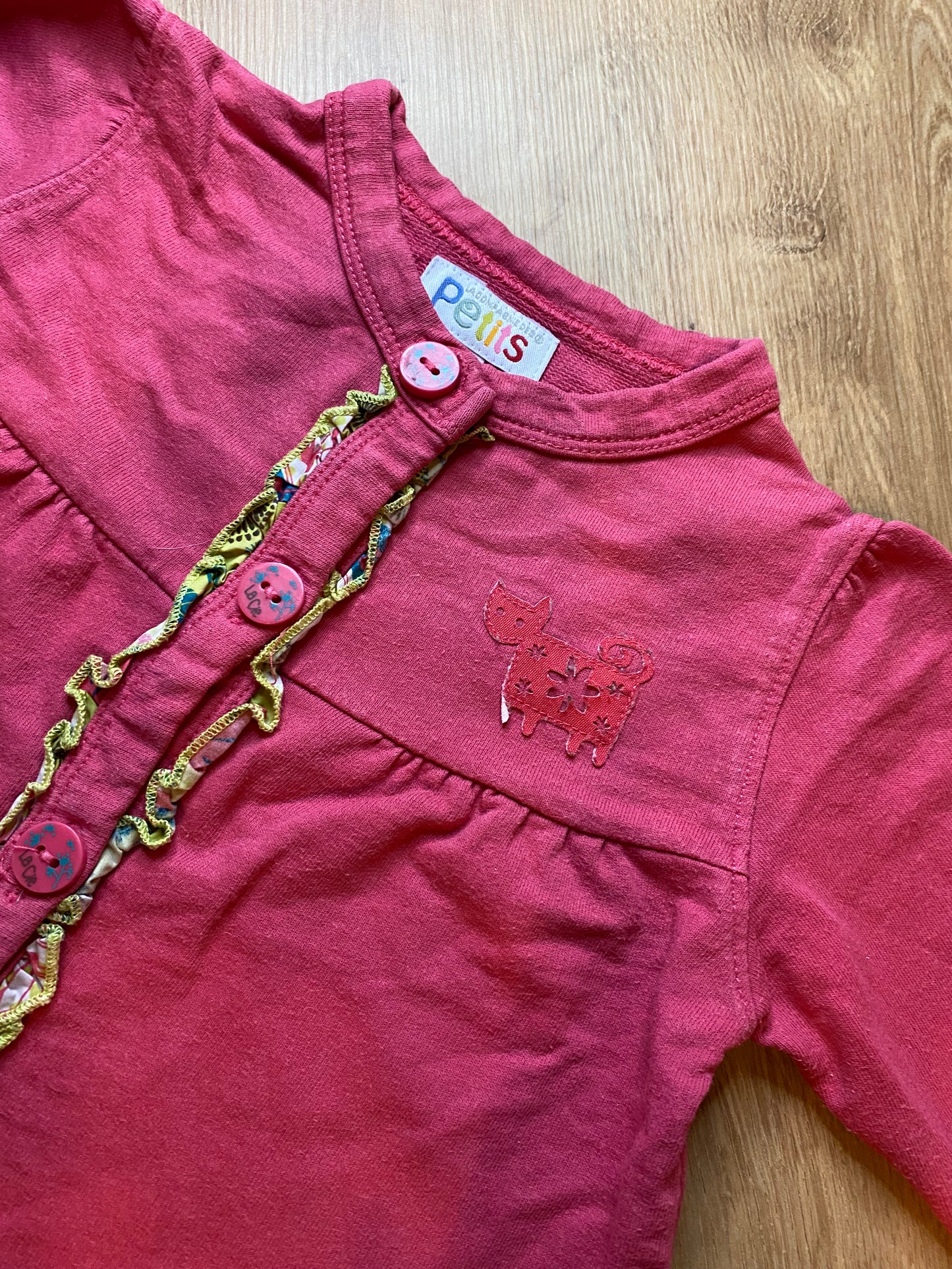 Gilet fuschia 24 mois