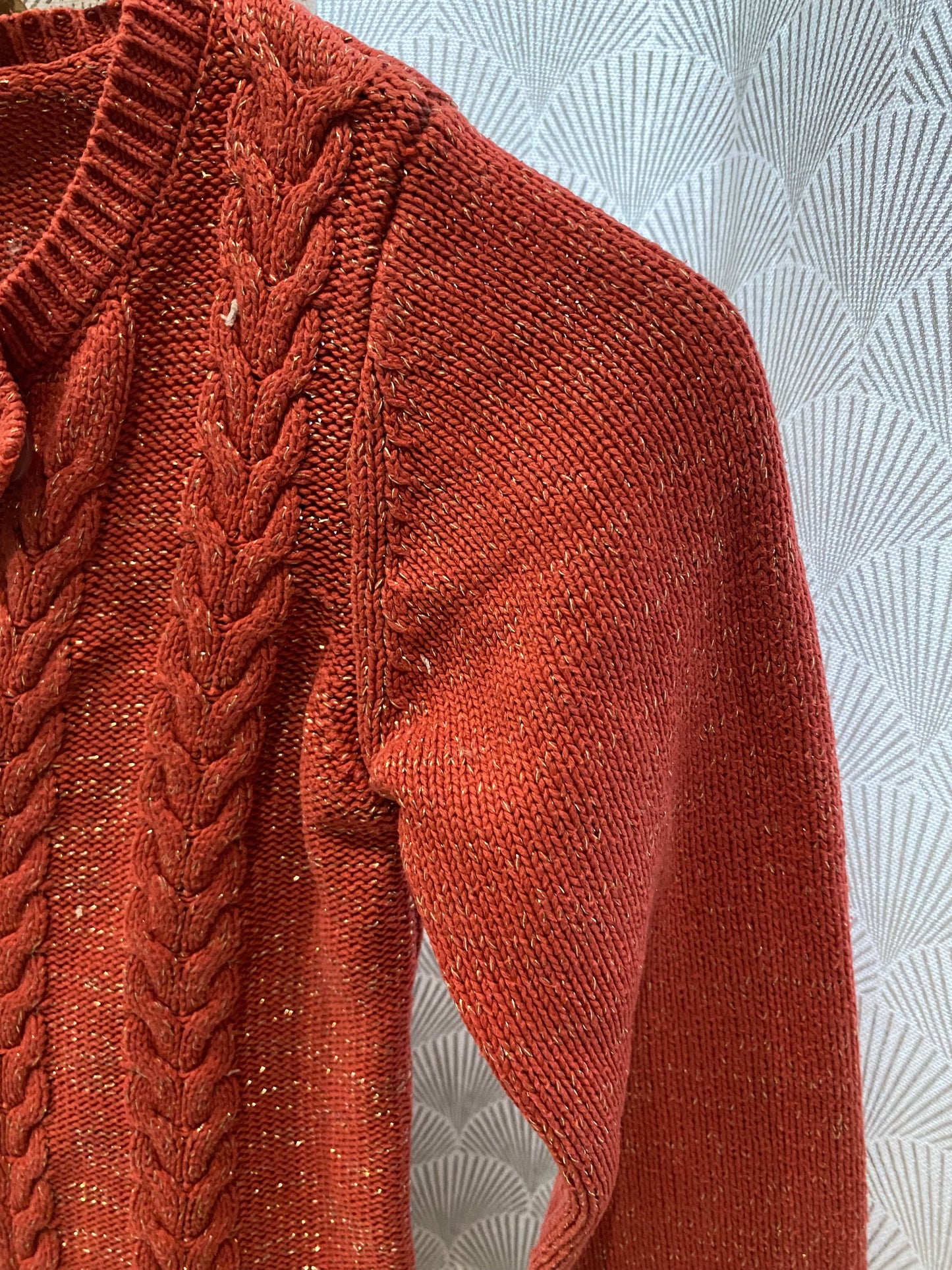 Gilet rose à paillettes – 6 ans – Lisa Rose