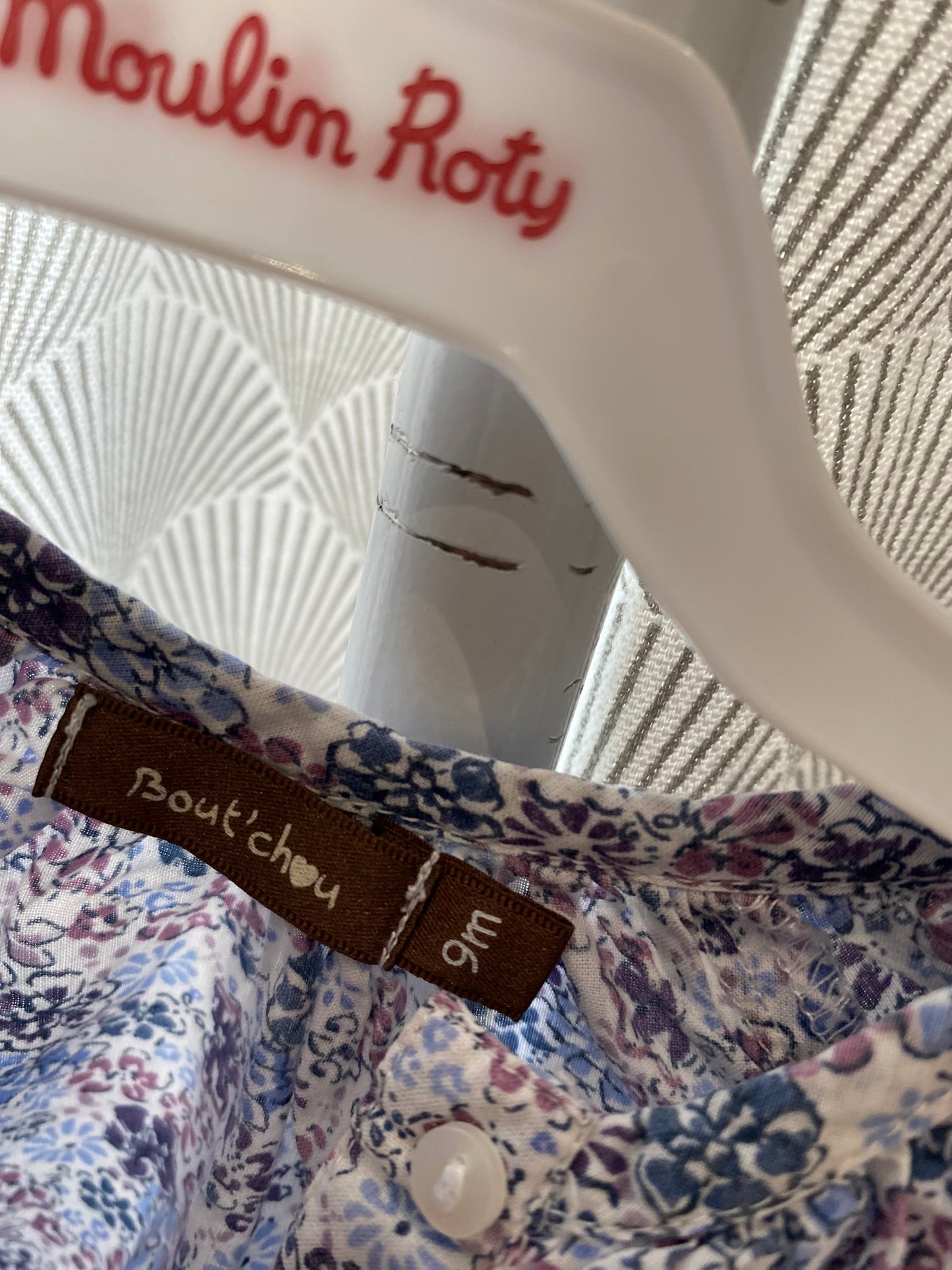 Blouse à fleurs – 9 mois – Bout’chou