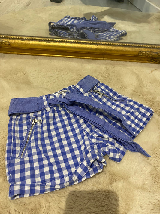 Short à carreaux 4 ans