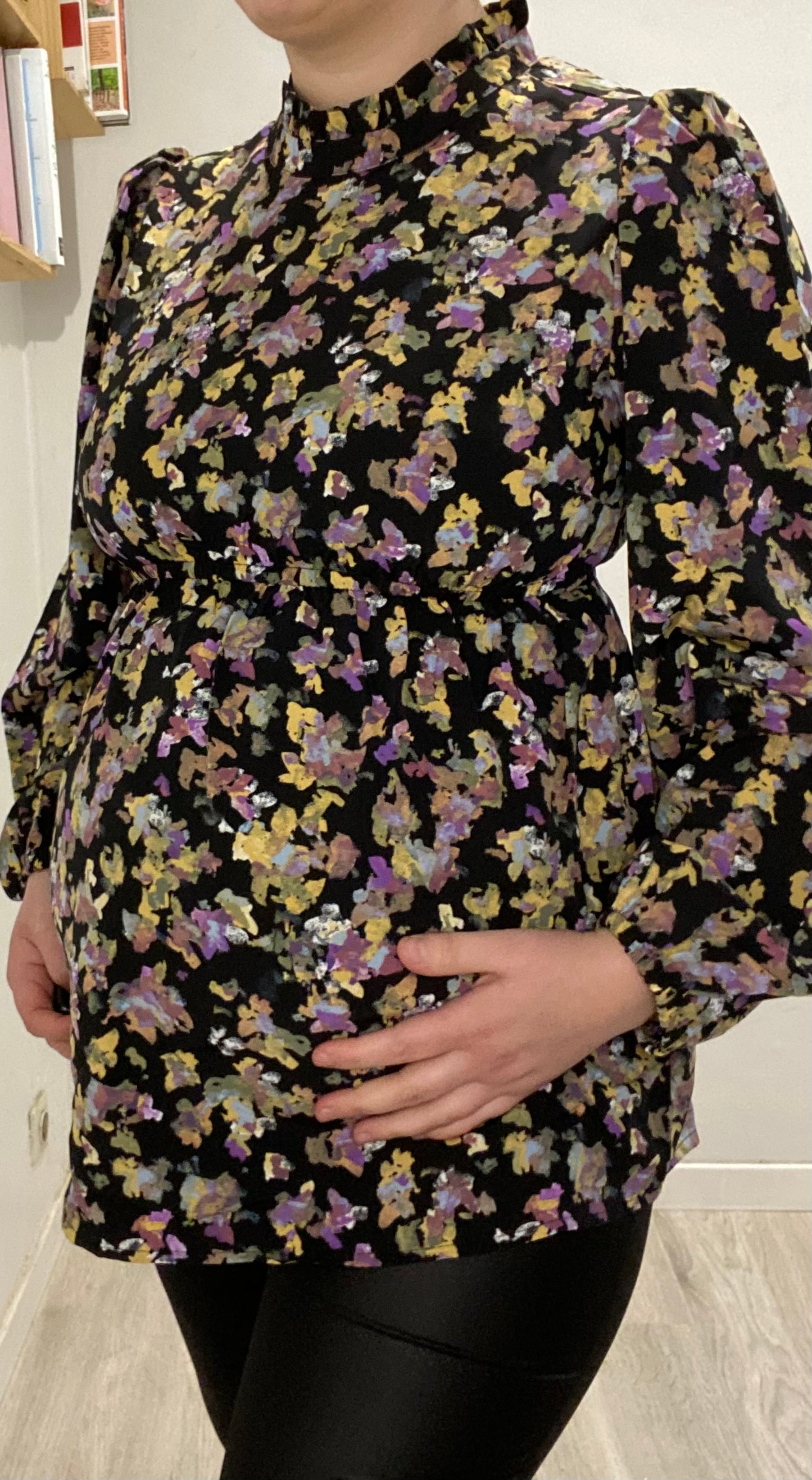 Blouse à fleurs
