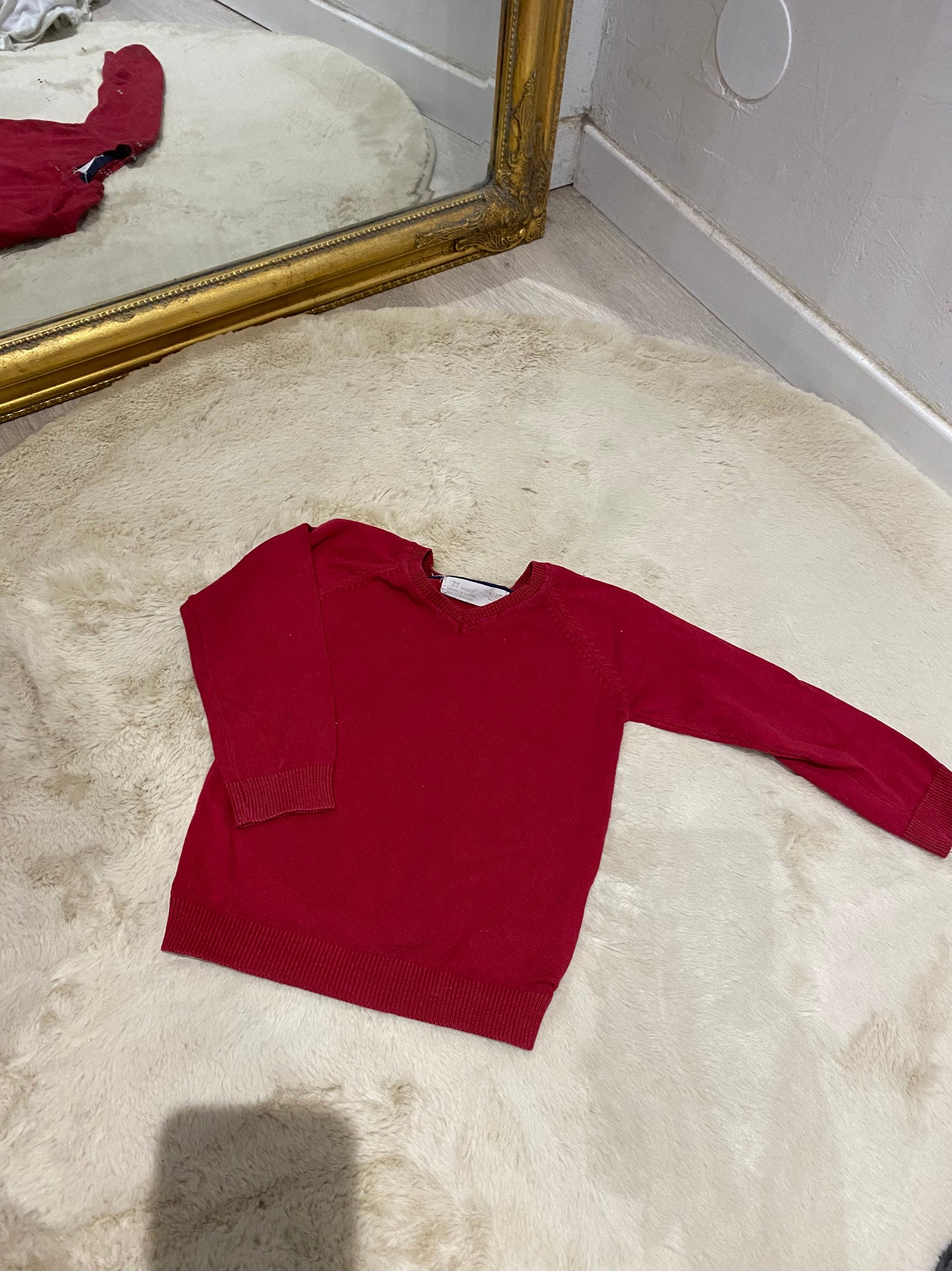 Pull col V - Taille 9/12 mois