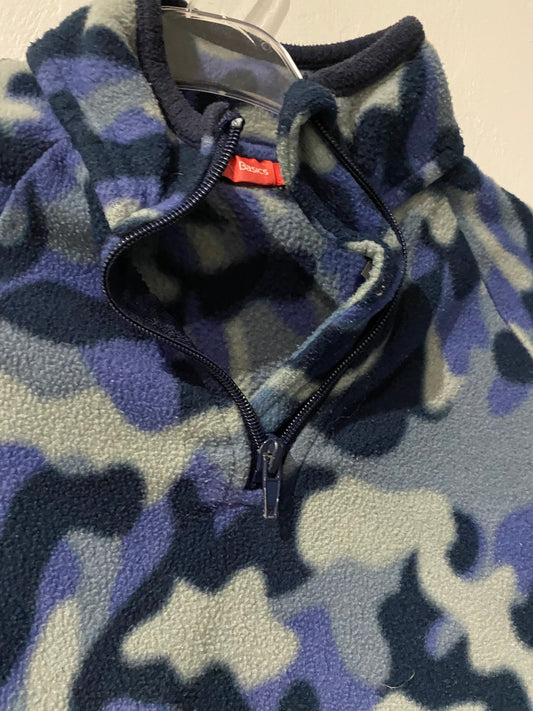 Polaire camouflage bleu – 8 ans – TEX