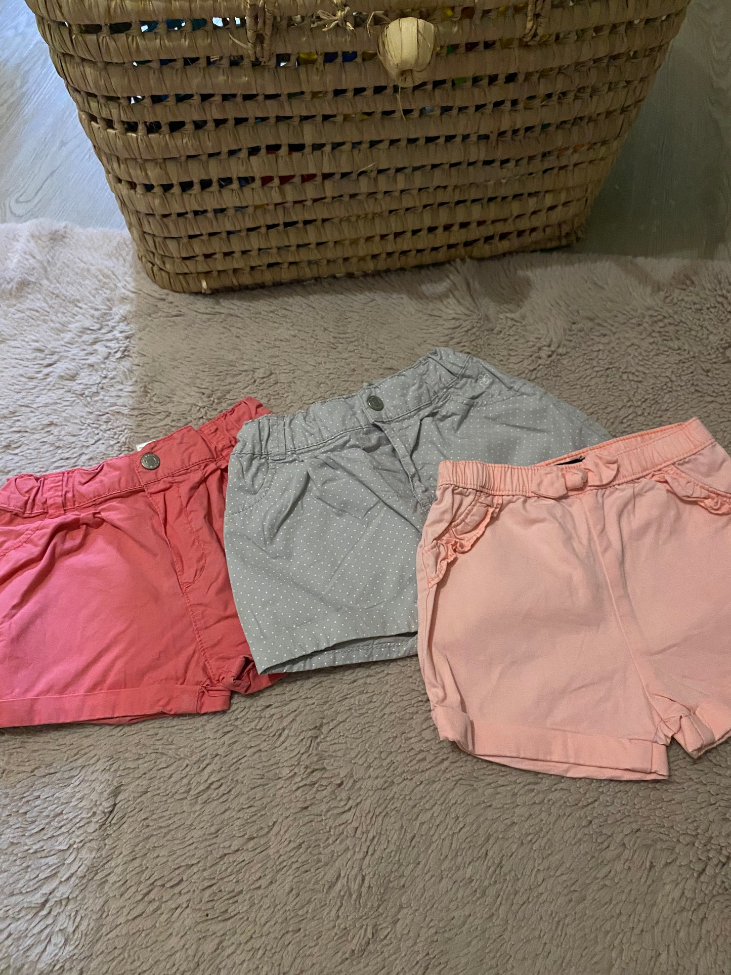 🎀 Lot de 3 t-shirts manches courtes pour bébé