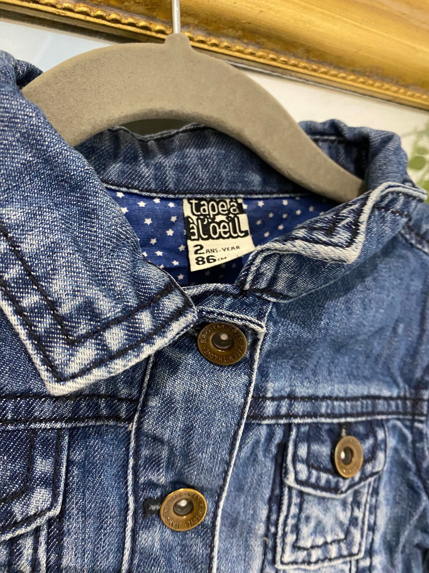 Gilet jeans 2 ans
