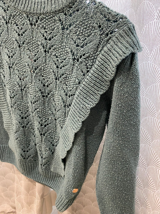 Pull sauge – 8 ans – Lulu Castagnette