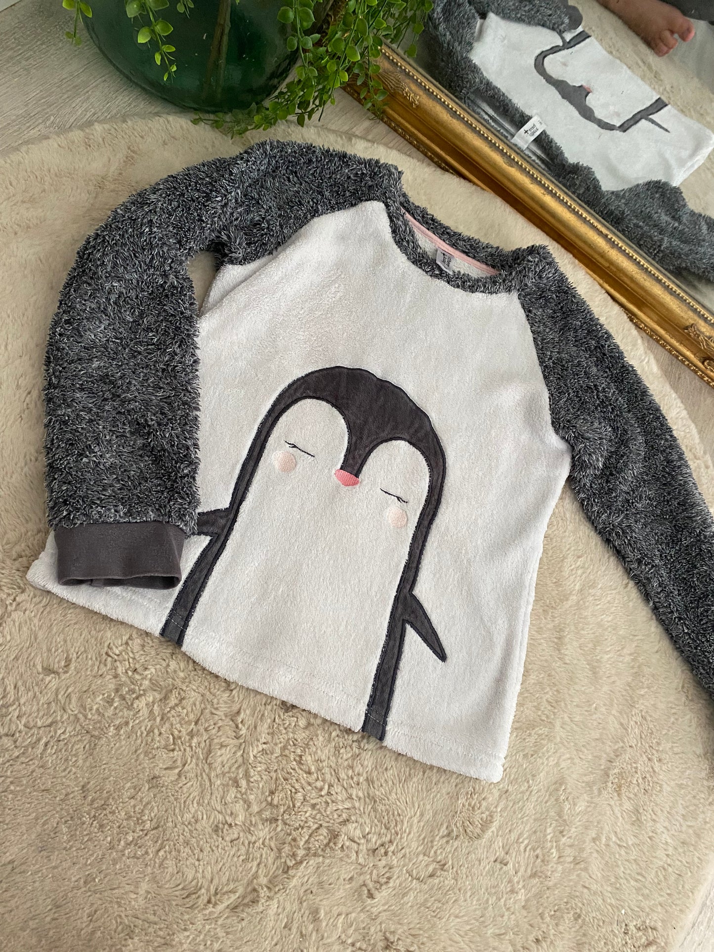 🐧 Pull pilou tout doux – C&A – 146 cm