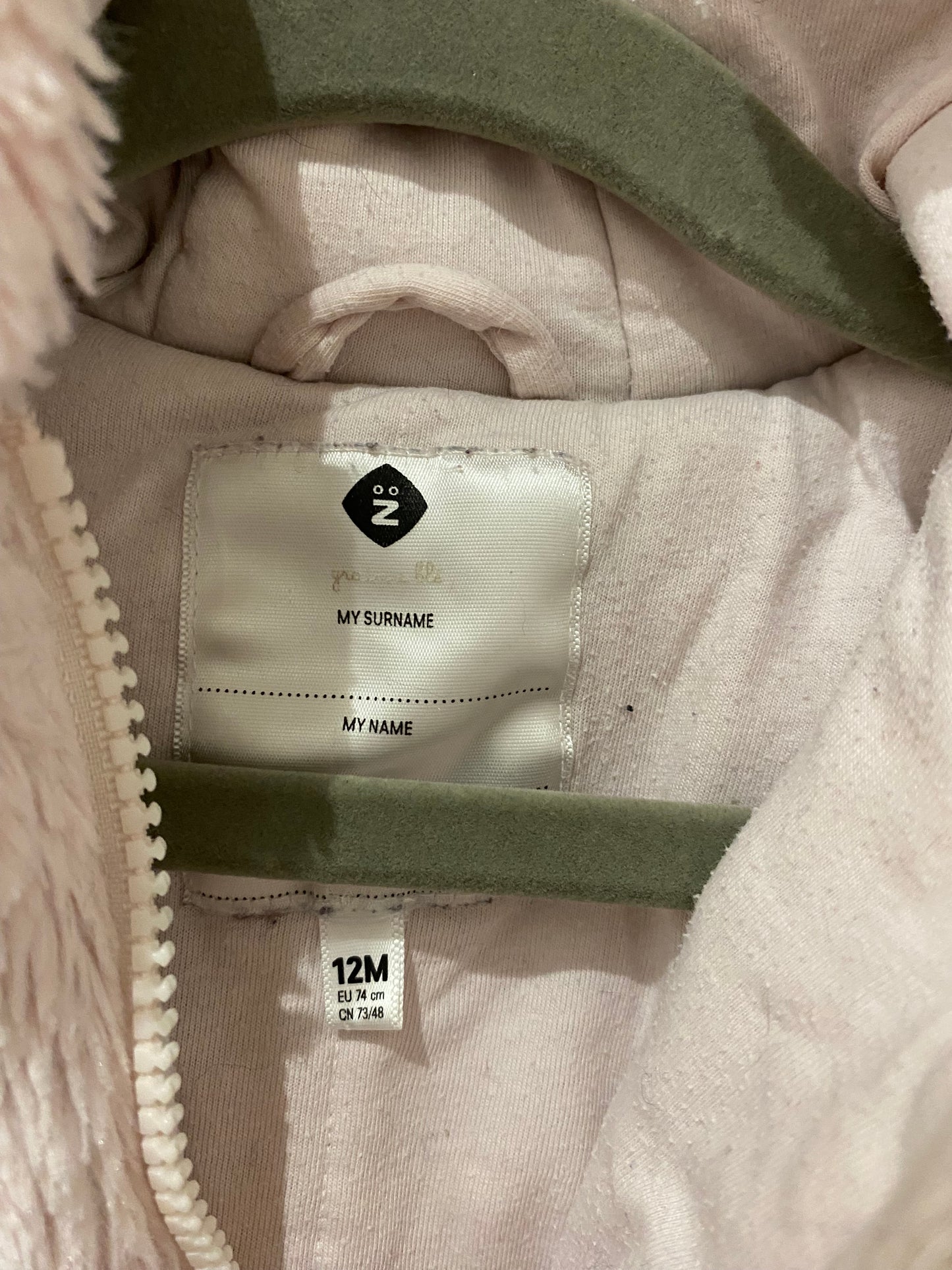Manteau 12 mois