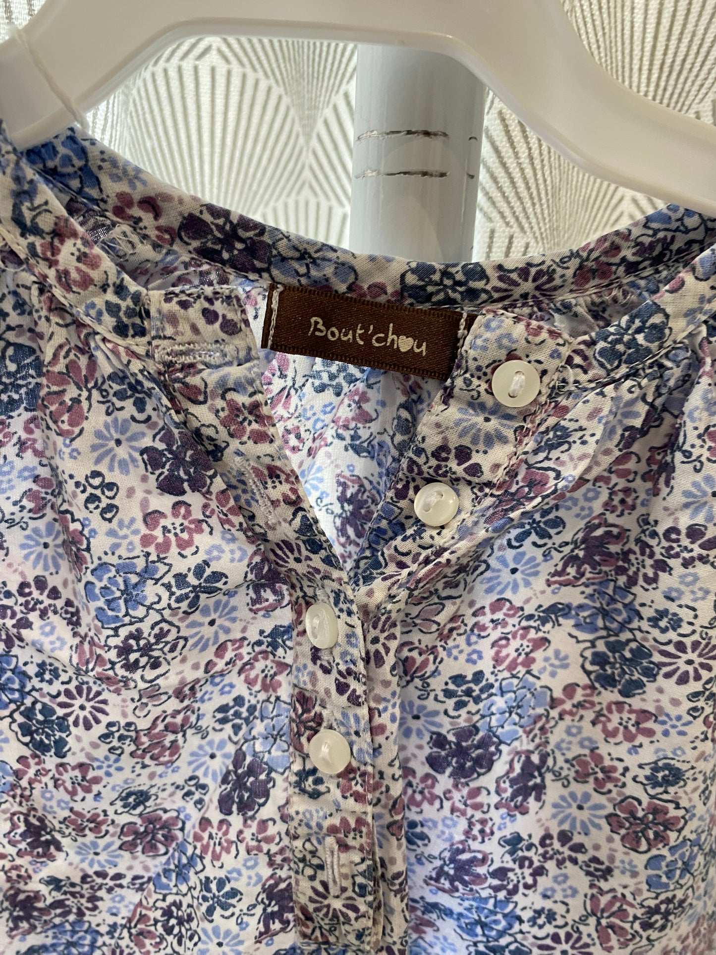 Blouse à fleurs – 9 mois – Bout’chou