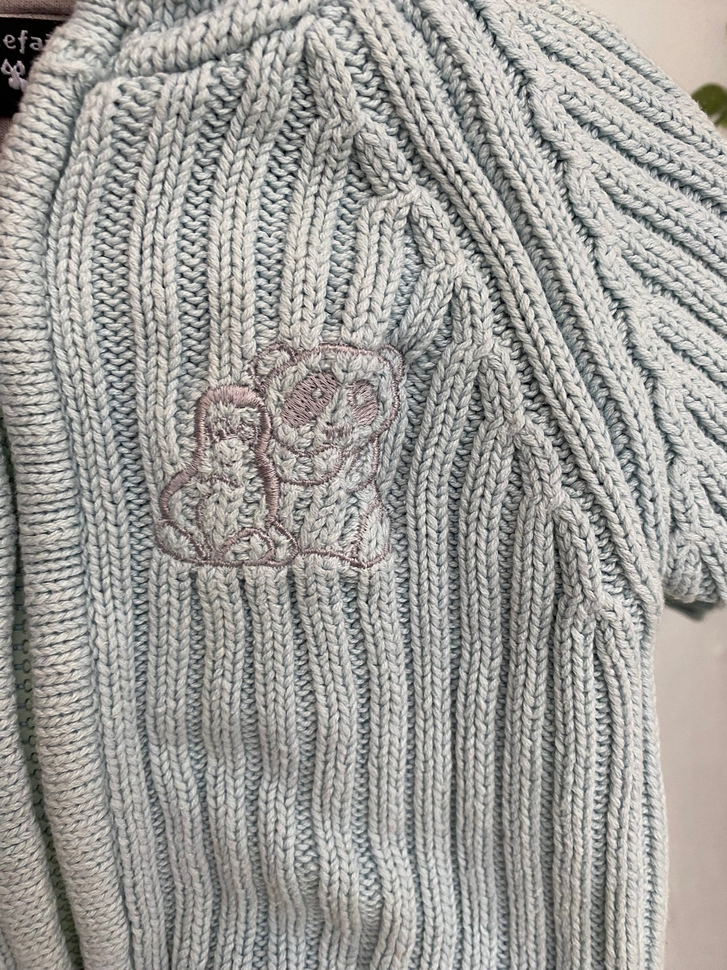 Gilet bleu clair 3 mois
